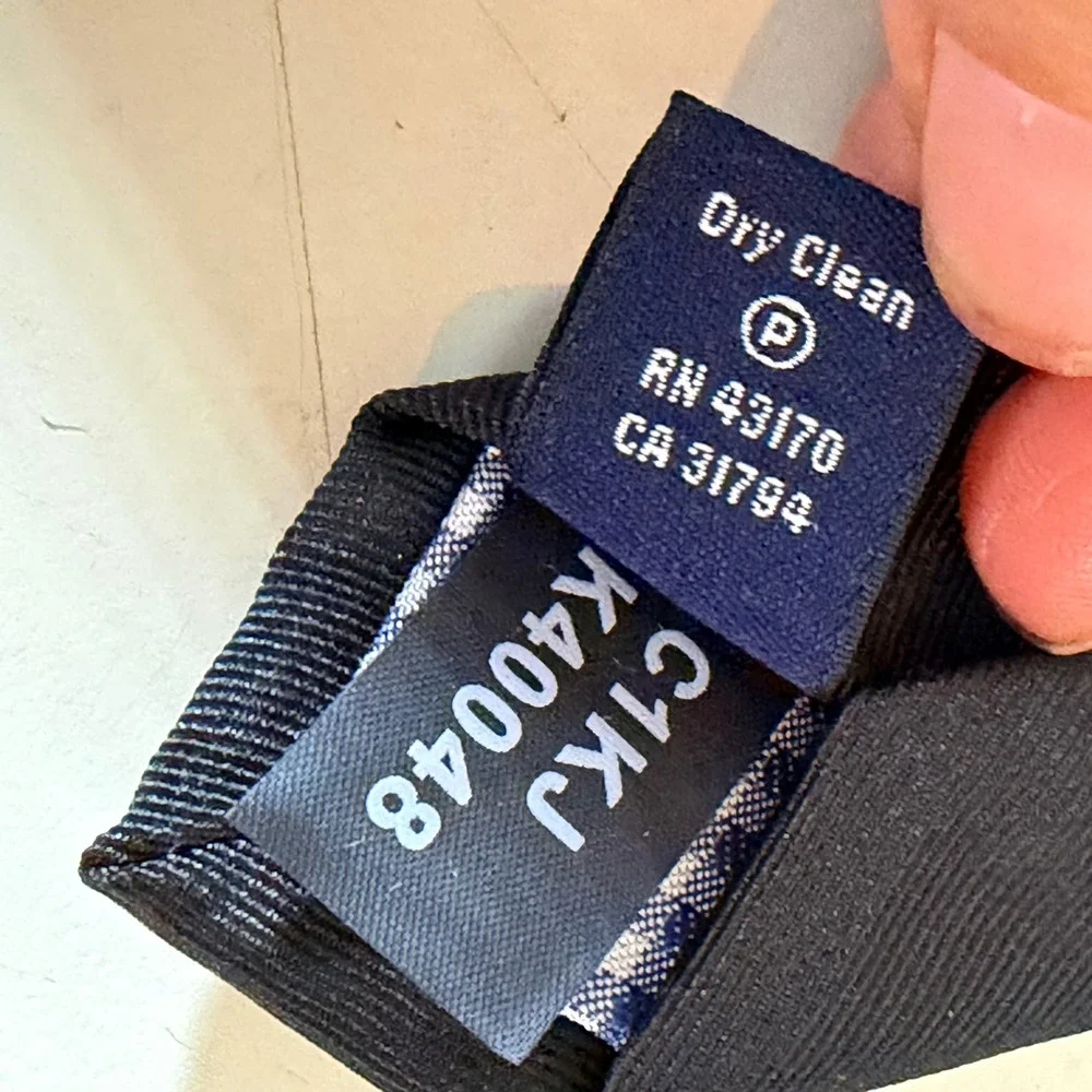Chaps Mens Black Solid Classic Width‎ Necktie NWT BY050010 Formal Game Day Tie